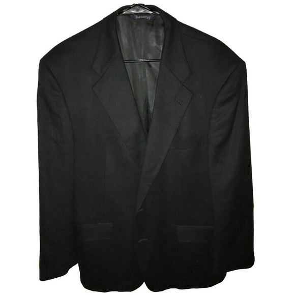 Black Burberry Sports Coat - Picture 1 of 5